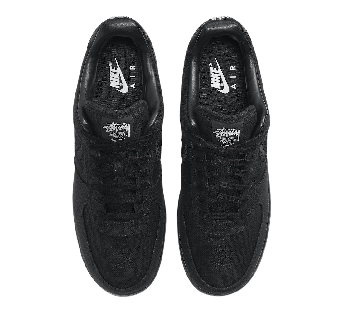 Nike Mens Air Force 1 Low CZ9084 001 Stussy - Black - Size 7