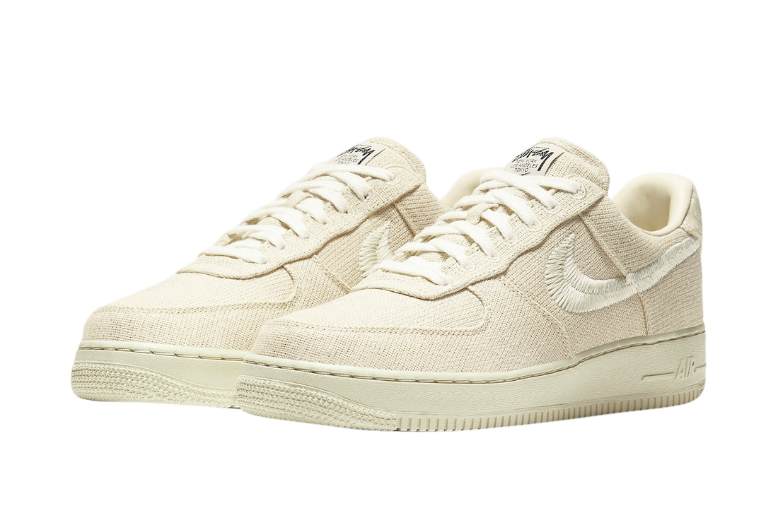 BUY Stussy X Nike Air Force 1 Low Fossil Stone | Kixify Marketplace