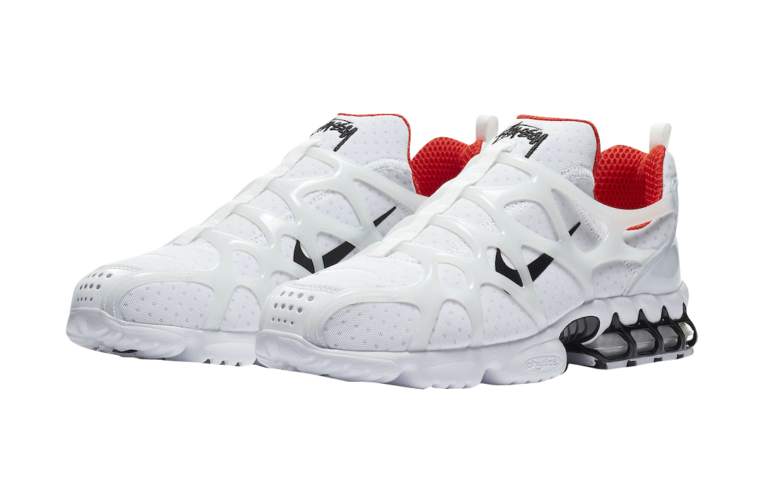 Stussy × Nike Air Zoom Kukini  White/Red