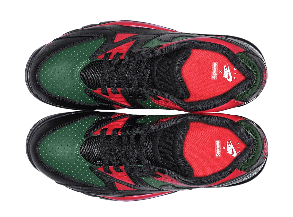 Red black cheap green nike