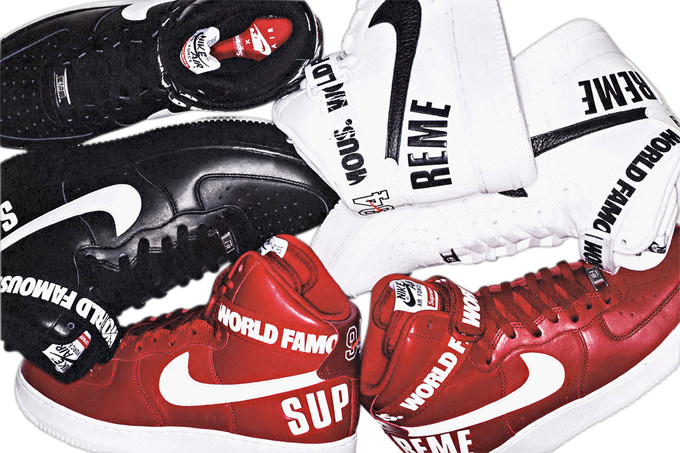 supreme red air force 1