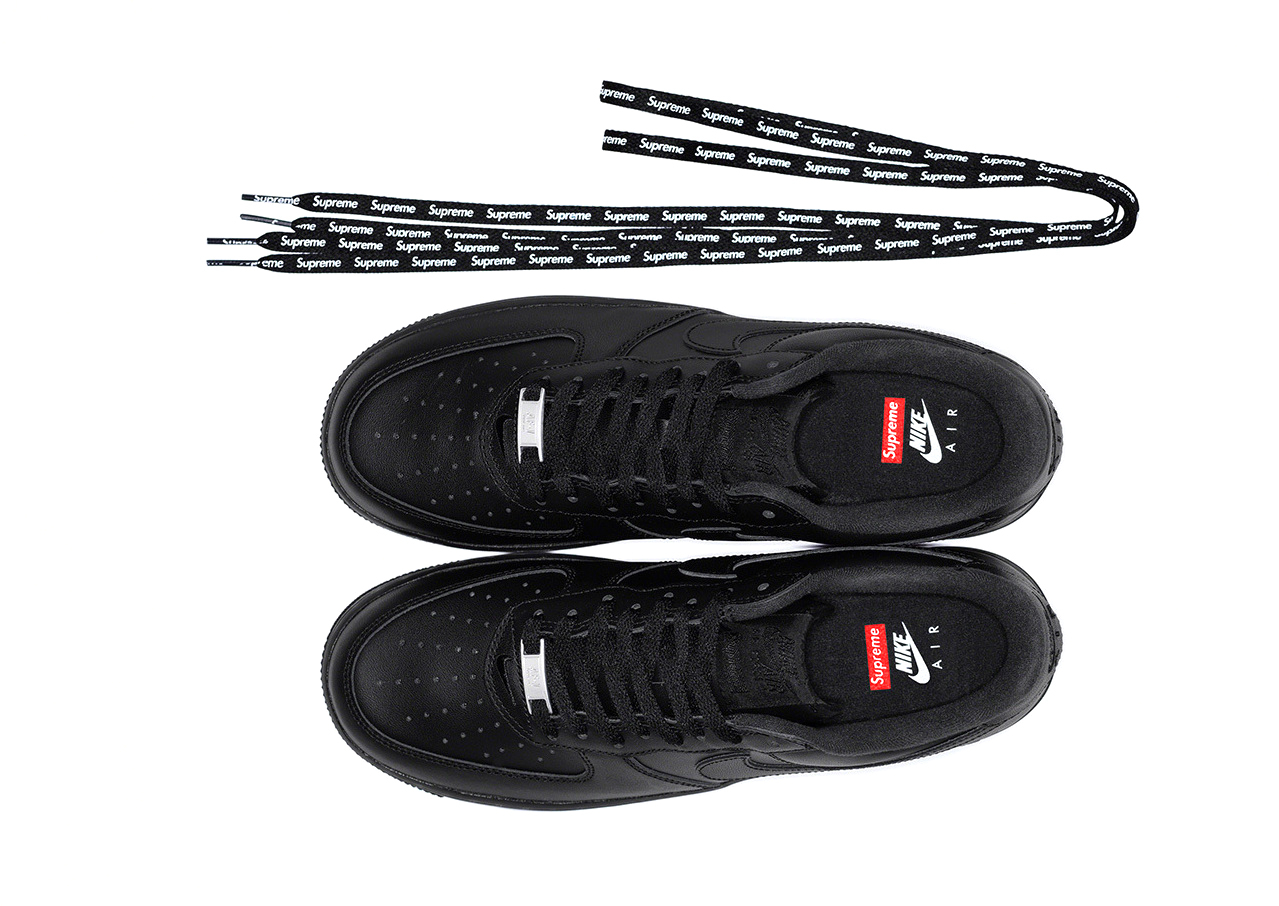 BUY Supreme X Nike Air Force 1 Low Black | Kixify Marketplace