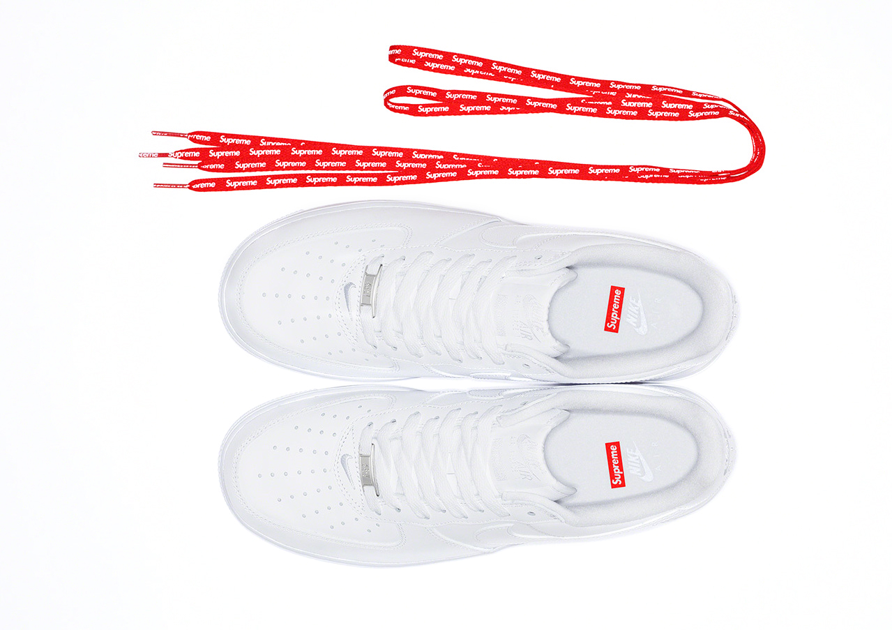 white supreme sneakers