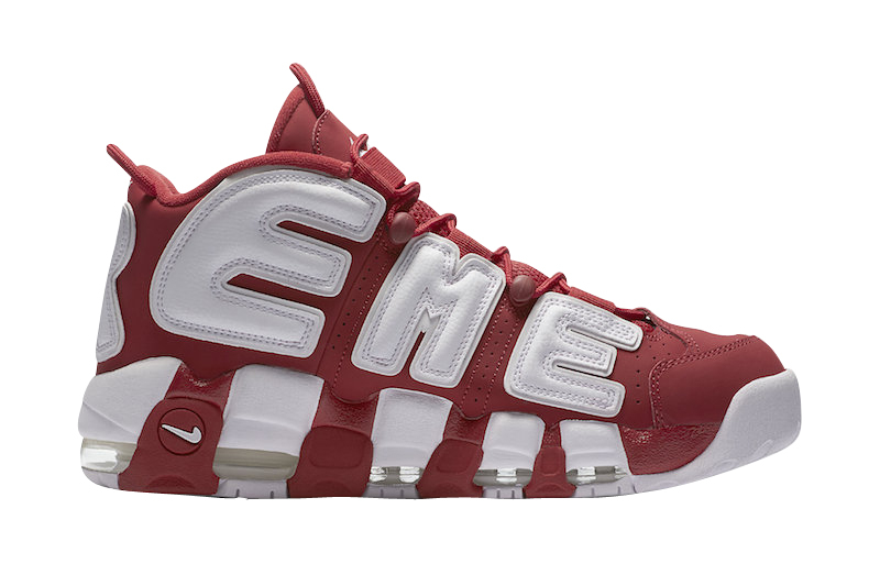 Supreme x Nike Air More Uptempo Red - Apr 2017 - 902290-600