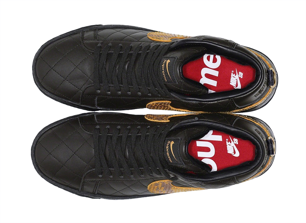 BUY Supreme X Nike SB Blazer Mid Quilted Black | Kixify Marketplace