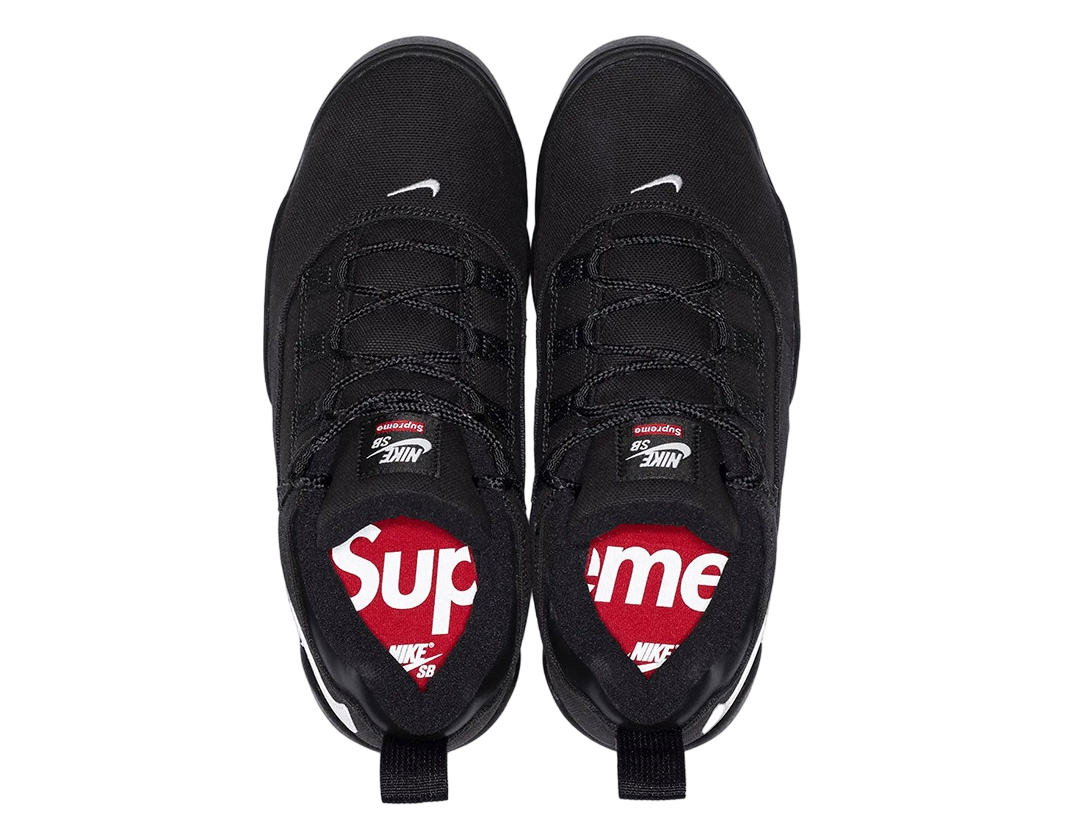 Supreme x Nike SB Darwin Low Black - May 2024 - FQ3000-001 