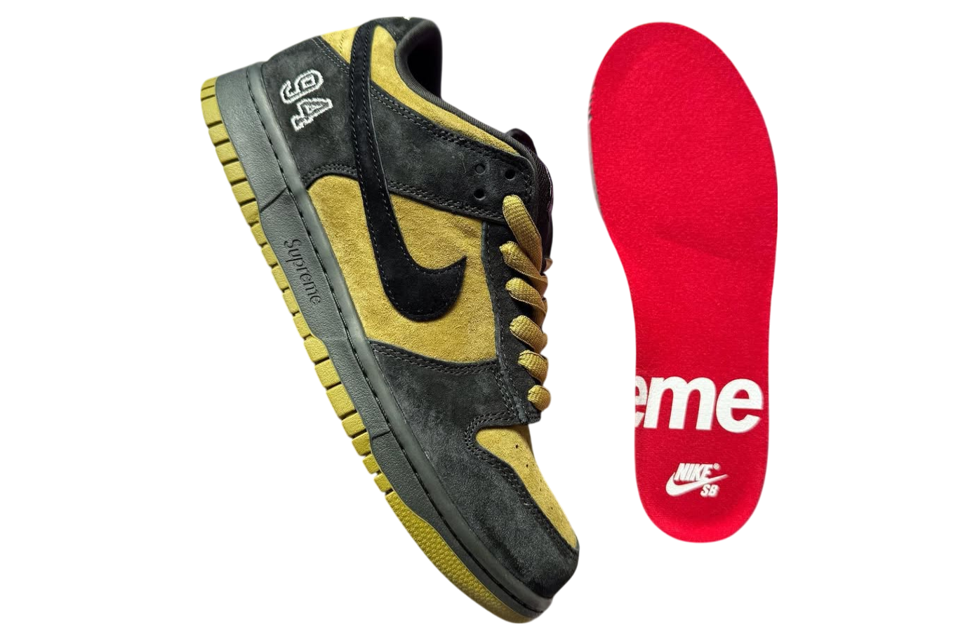 Supreme x Nike SB Dunk Low Camper Green Camper Green / Black