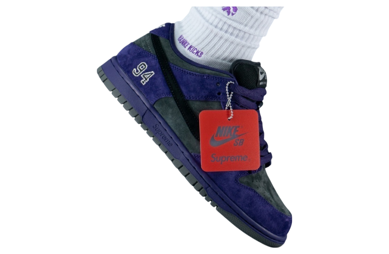 Supreme x Nike SB Dunk Low Ink Ink / Iron Grey