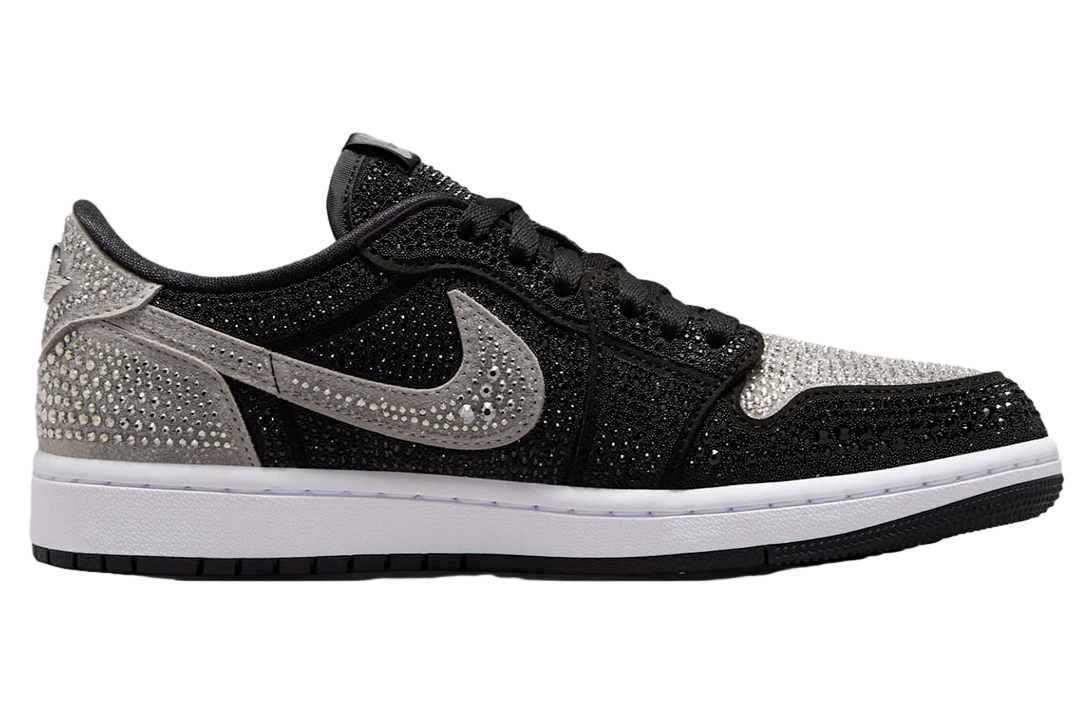 【本物保証 /関税・送料無料】Swarovski × Nike Women's Jordan Swarovski x Air Jordan 1 Low OG WMNS Stealth - May 2025