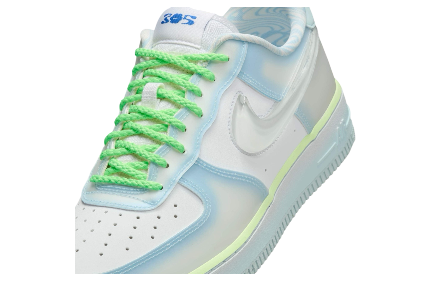 Swdc x Nike Air Force 1 Low Psychic Blue (W) Psychic Blue / White