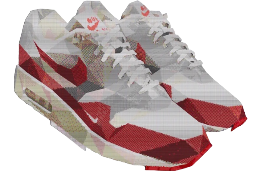 .SWOOSH x Nike Air Max 1 Low Poly University Red / White