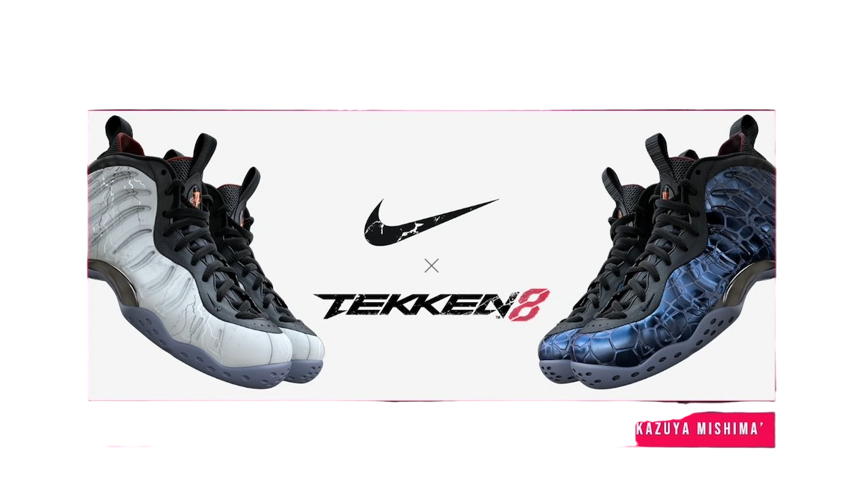 TEKKEN 8 x Nike Air Foamposite One Jin Kazama