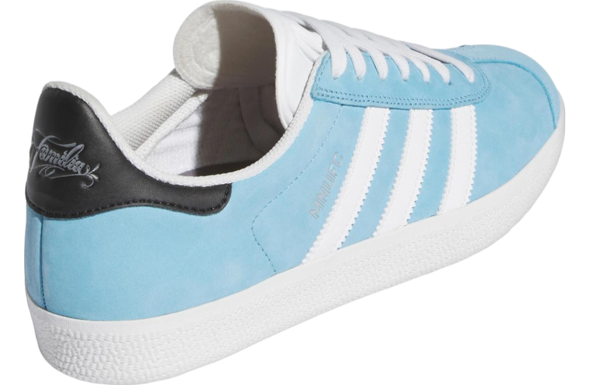 The Mnufc x Adidas Gazelle Adv Familia