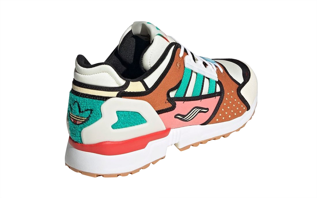 The Simpsons x adidas ZX 10000 Krusty Burger