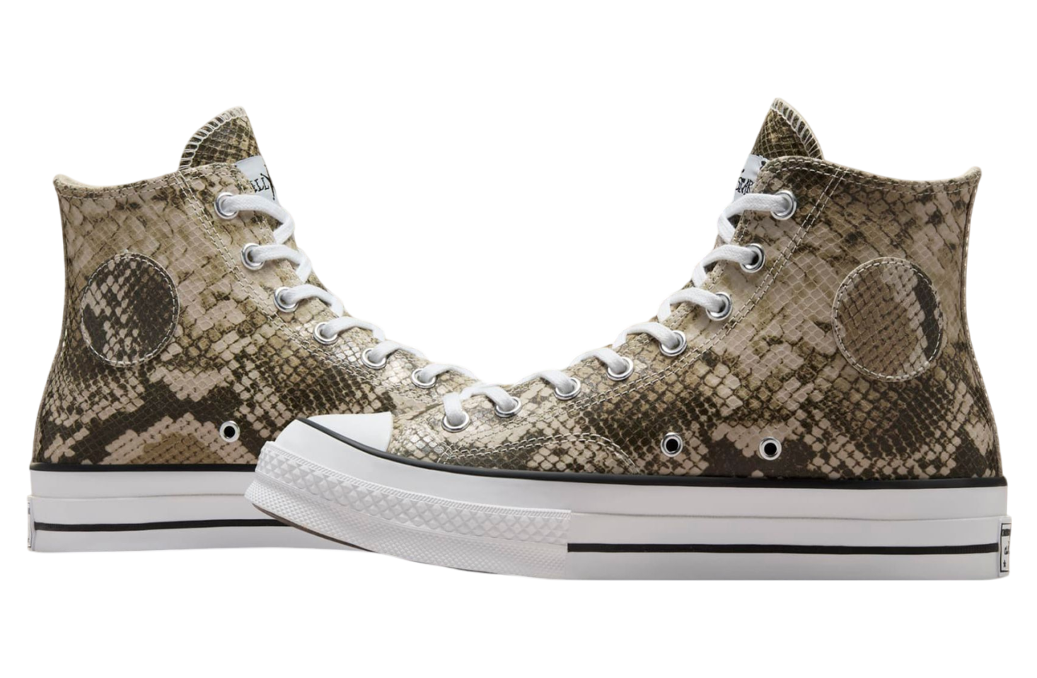 The Stussy x Converse Chuck 70 Snakeskin