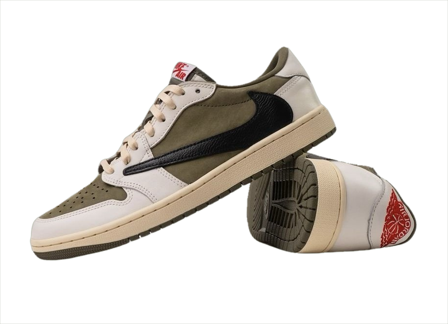 Travis Scott x Air Jordan 1 Low OG Medium Olive