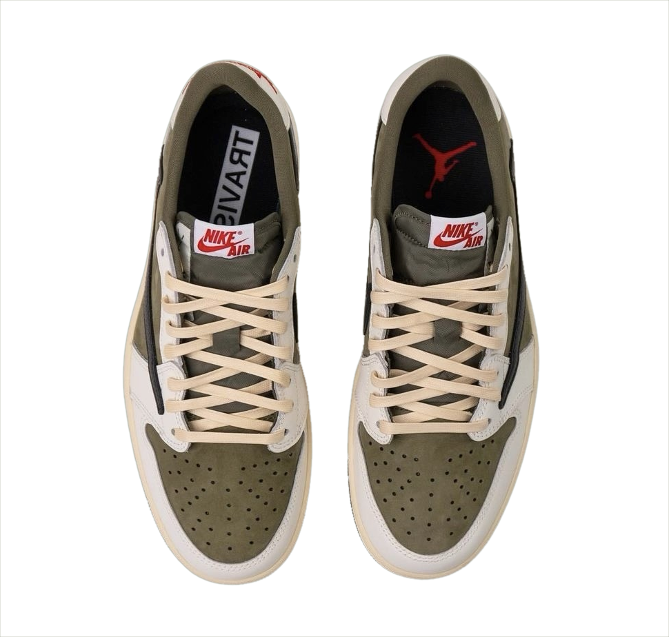 Travis Scott x Air Jordan 1 Low OG Medium Olive