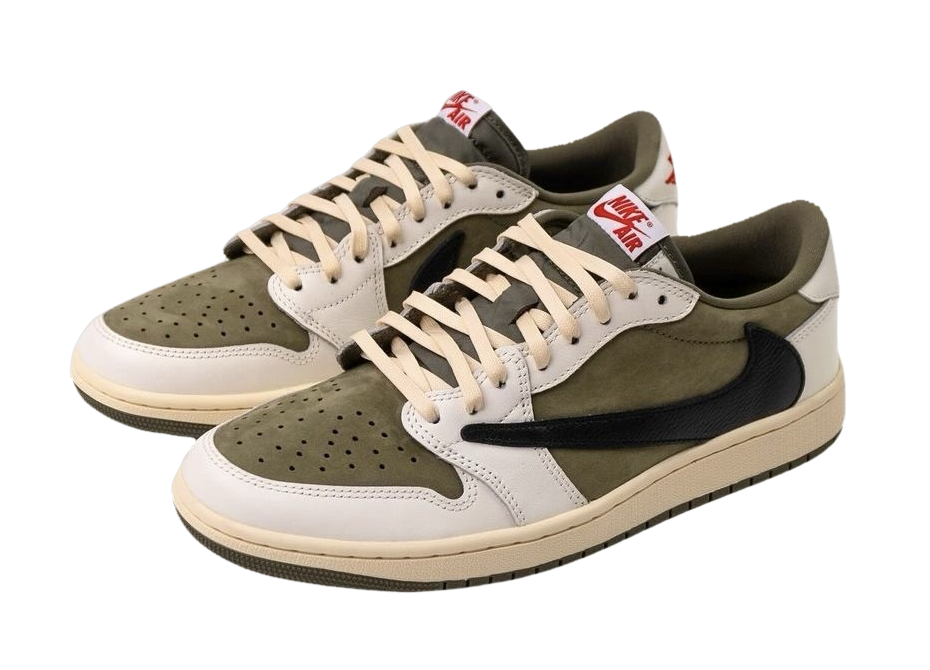 Travis Scott x Air Jordan 1 Low OG Medium Olive