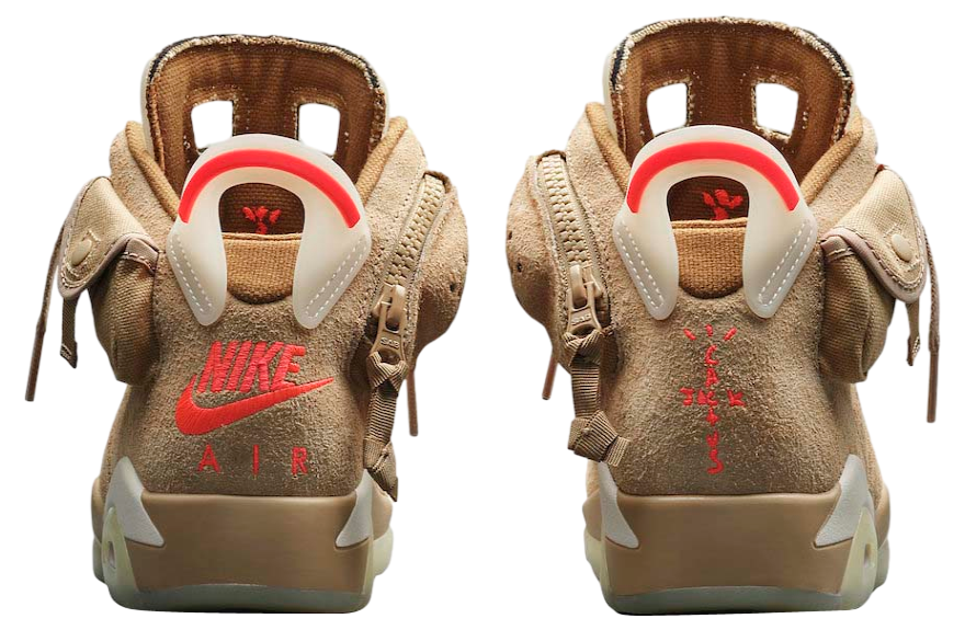 靴 AIR JORDAN6 Travis scott British khaki Travis Scott X Jordan 6 Retro 'British Khaki' - Air Jordan