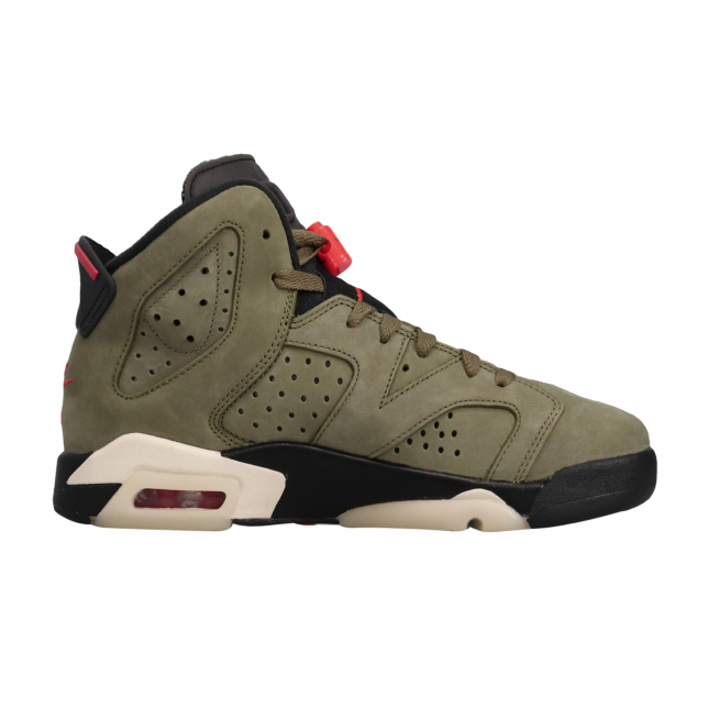 BUY Travis Scott X Air Jordan 6 GS Medium Olive | Kixify Marketplace