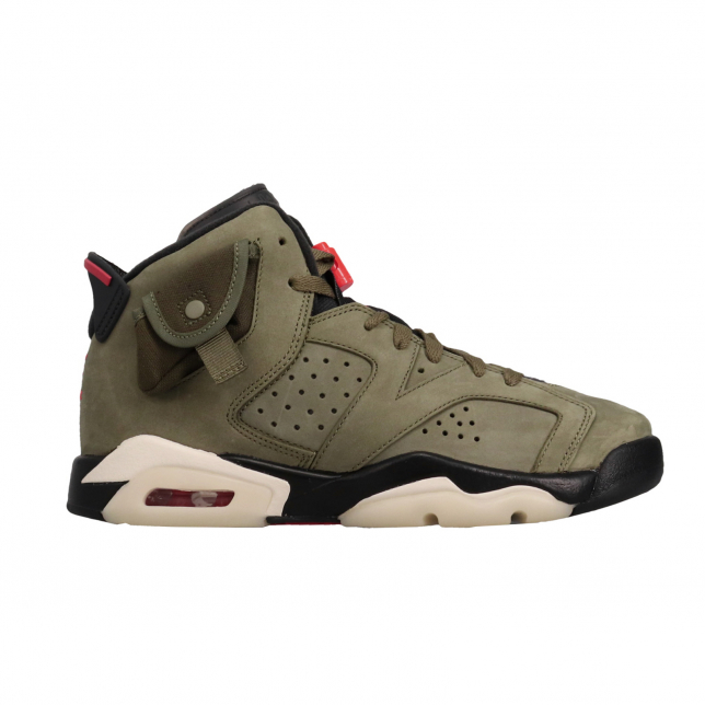 Travis Scott x Air Jordan 6 GS Medium Olive