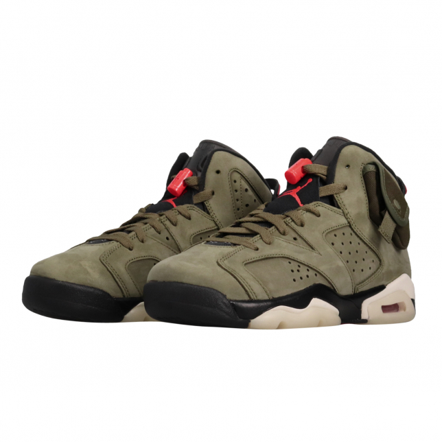 Travis Scott x Air Jordan 6 GS Medium Olive