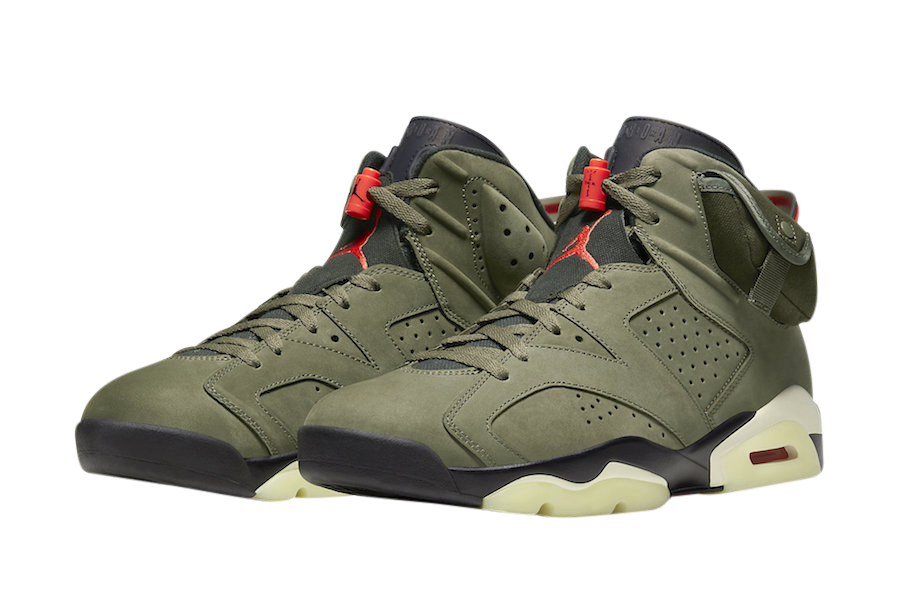 BUY Travis Scott X Air Jordan 6 Medium Olive Kixify Marketplace