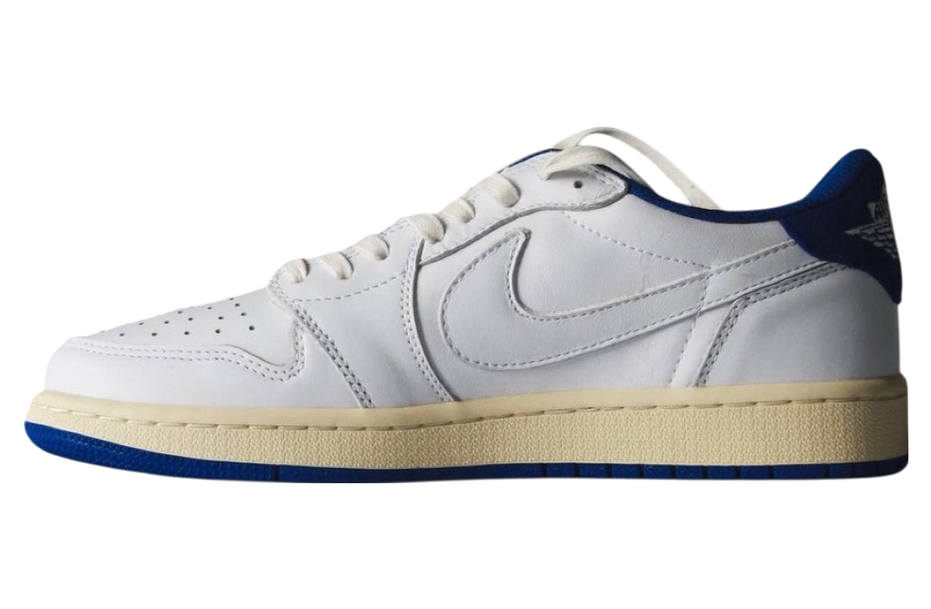 Travis Scott x Fragment Air Jordan 1 Low Sail / Military Blue