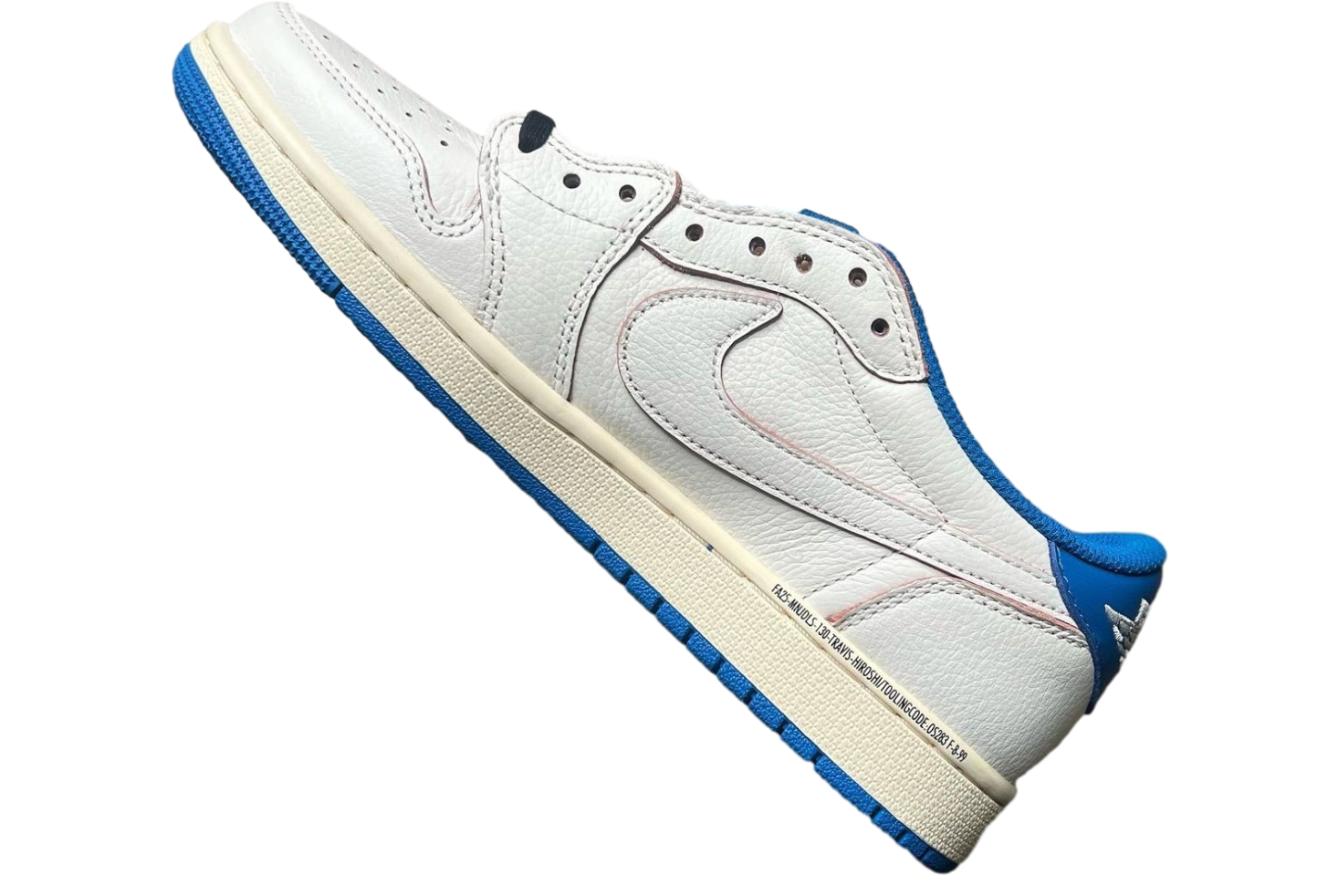 スニーカー Travis Scott Nike Fragment Air Jordan 1 Low Sail Blue Air Jordan 1 Low 'Travis Scott x Fragment' Release Date