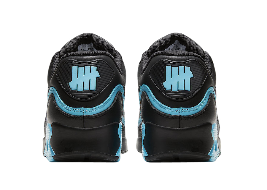 Undefeated x Nike Air Max 90 Black Blue Fury CJ7197-002