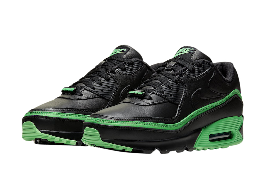 Undefeated x Nike Air Max 90 Black Green Spark