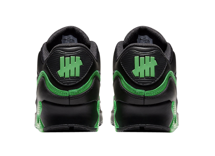 Undefeated x Nike Air Max 90 Black Green Spark