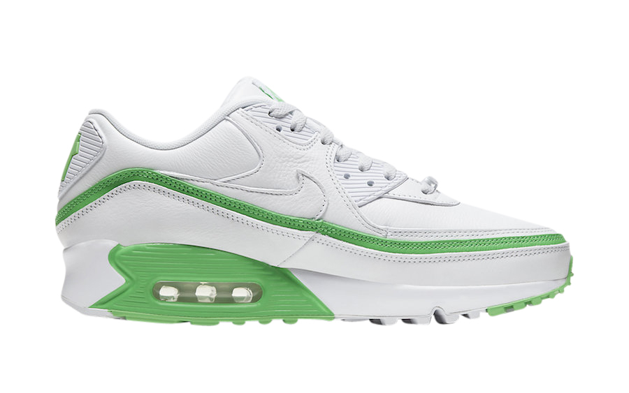 Undefeated x Nike Air Max 90 White Green Spark