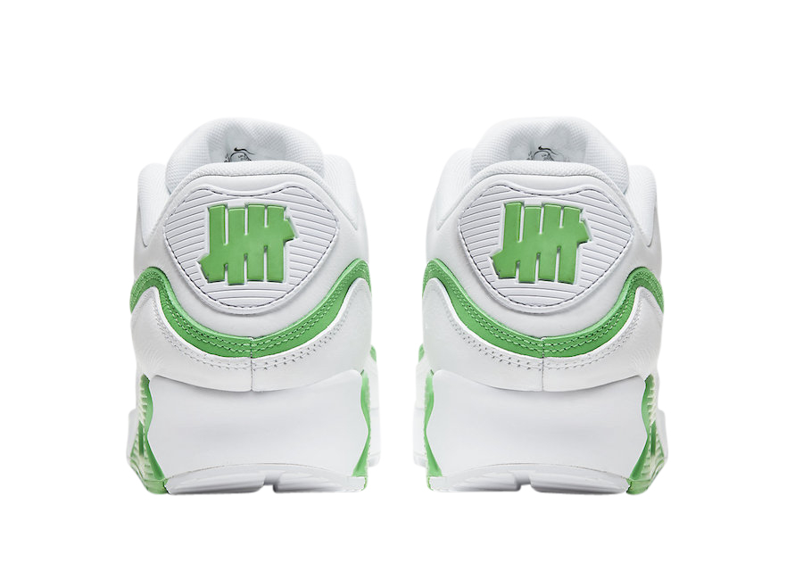 Nike Undefeated x Air Max 90 'White Green Spark' | Men's Size 10.5