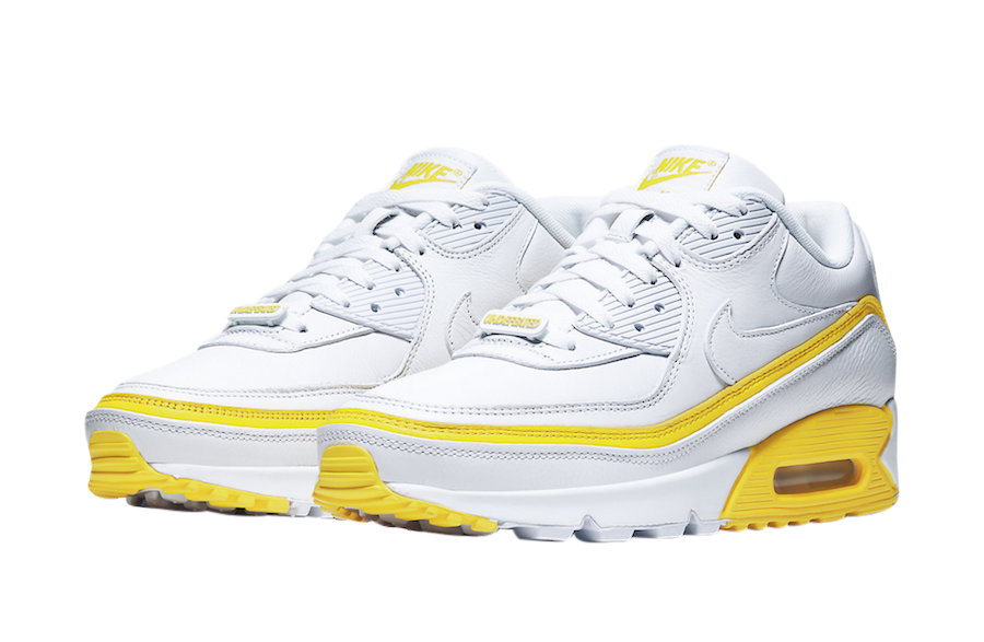 Undefeated Nike Air Max 90 White Yellow CJ7197-101