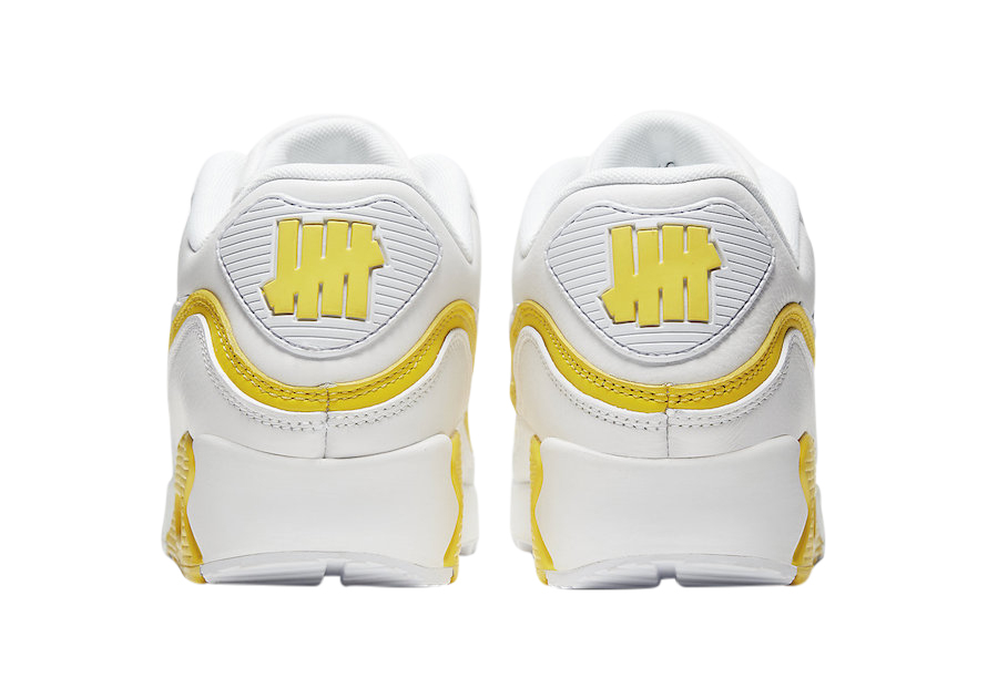 Undefeated x Nike Air Max 90 White Optic Yellow CJ7197-101