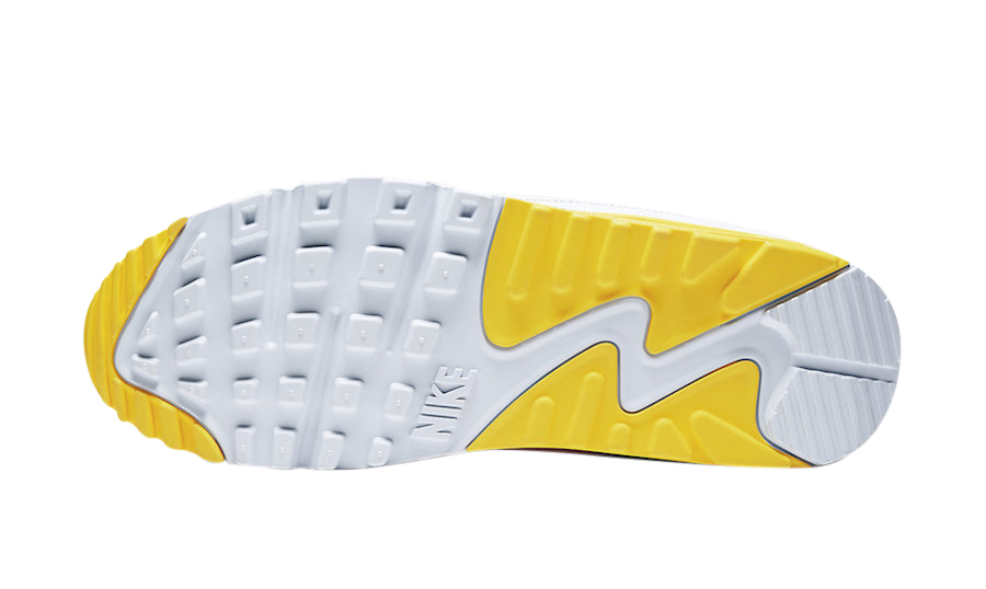 Undefeated x Nike Air Max 90 White Optic Yellow CJ7197-101