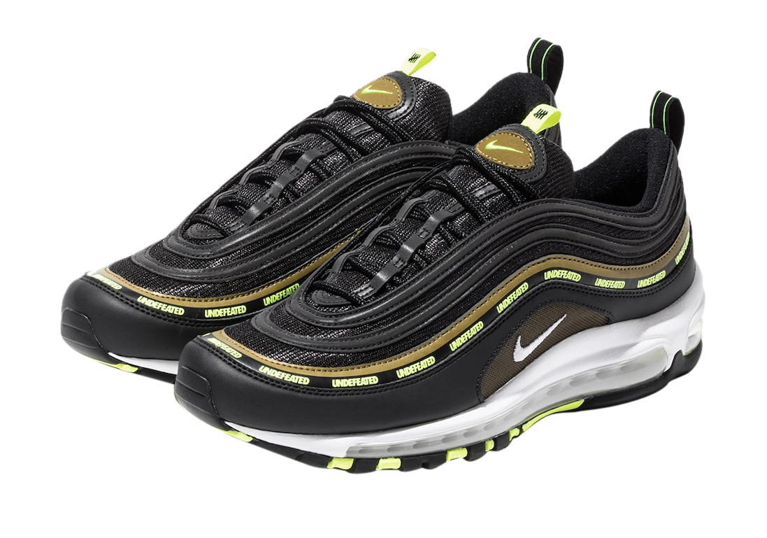 Undefeated x Nike Air Max 97 Black Volt DC4830-001