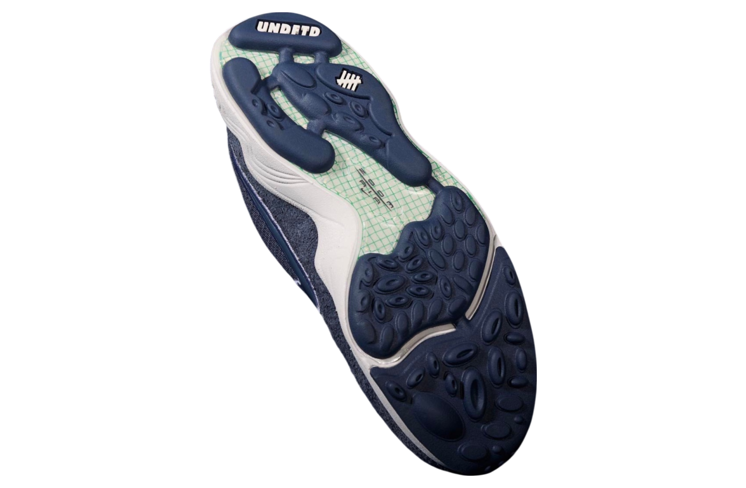 Undefeated x Nike Air Zoom Spiridon Thunder Blue - Feb 2025