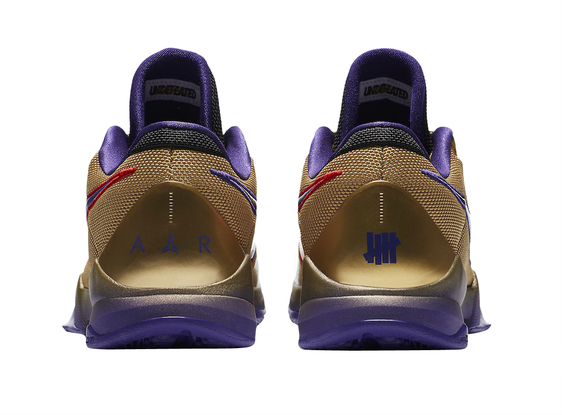 Nike Kobe 5 V Protro Undefeated Gold Purple Hall of Fame DA6809-700 Mens  Size 9