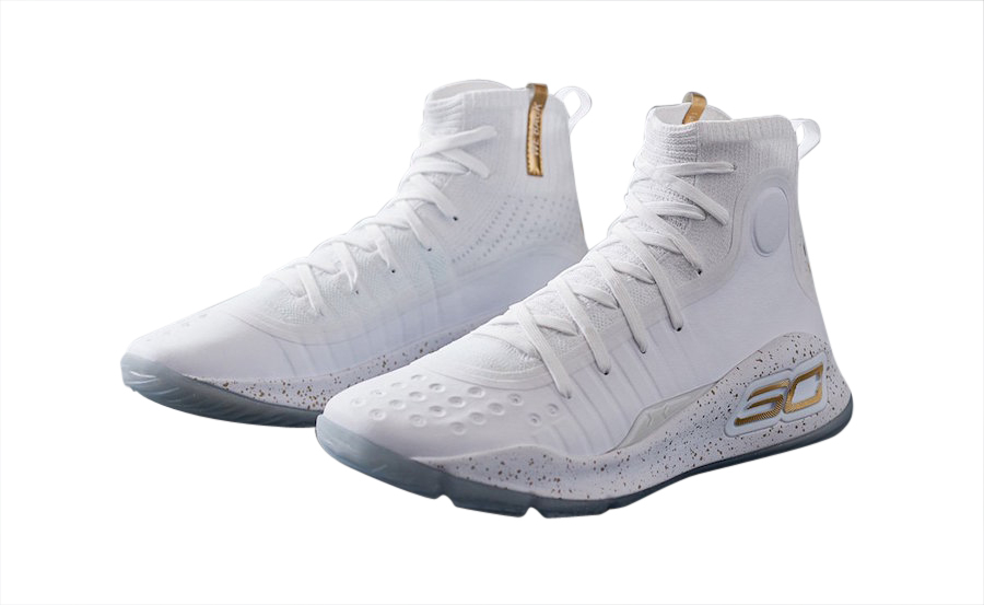 Under Armour Curry 4 White Gold