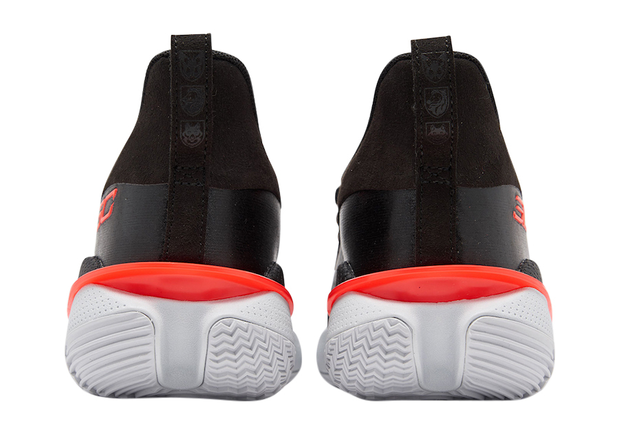 Under Armour Curry 7 Black Beta Red 3021258-001