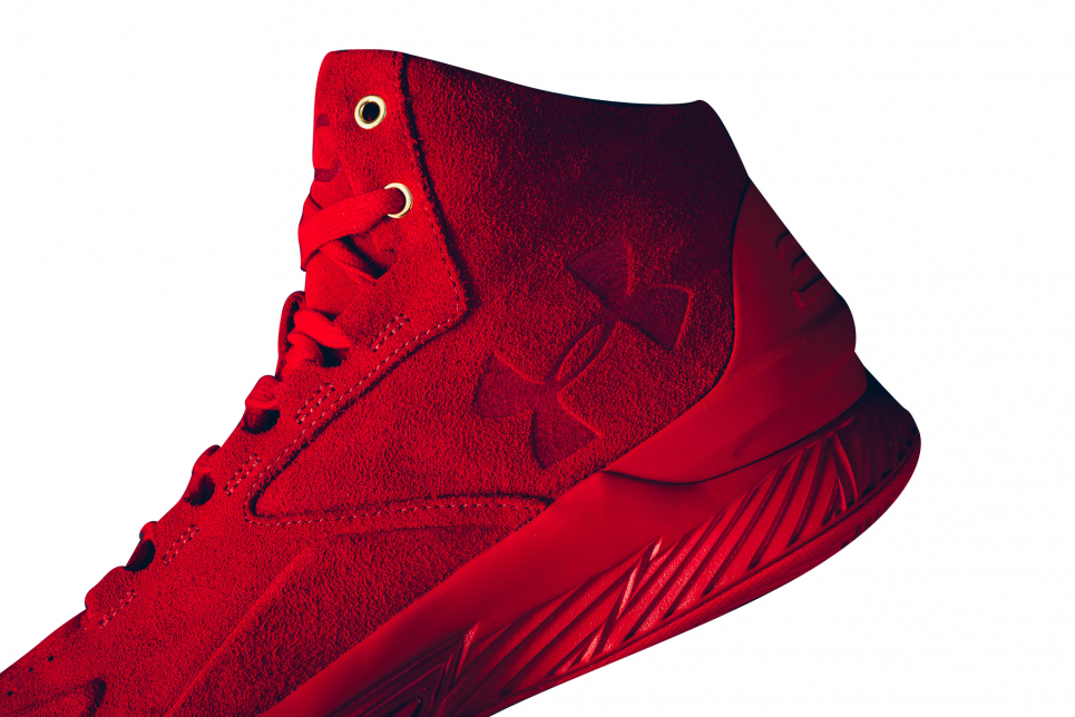 Under Armour Curry Lux - Red Suede 1298701600