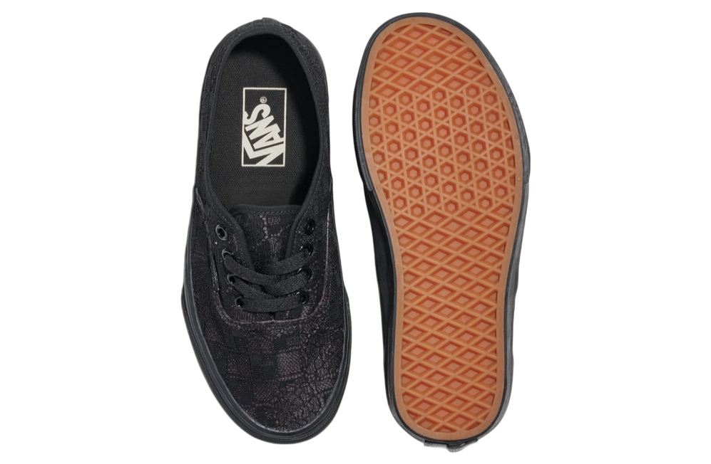 Vans Authentic Black Waffle Outsole