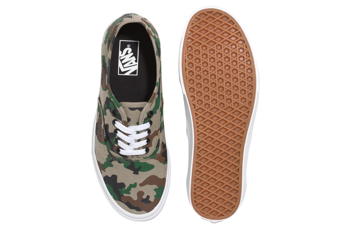 Vans Authentic Camo Olive / White