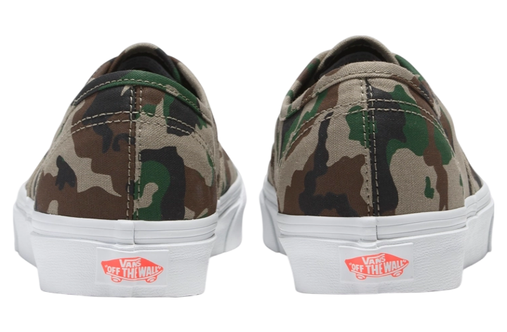 Vans Authentic Camo Olive / White