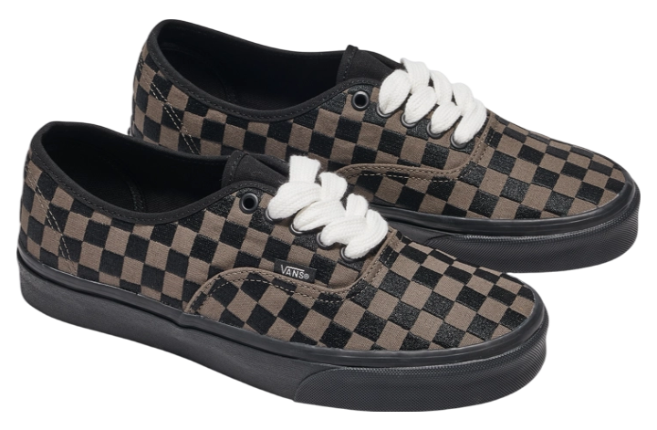 Vans Authentic Checkerboard Embroidered Checker Black