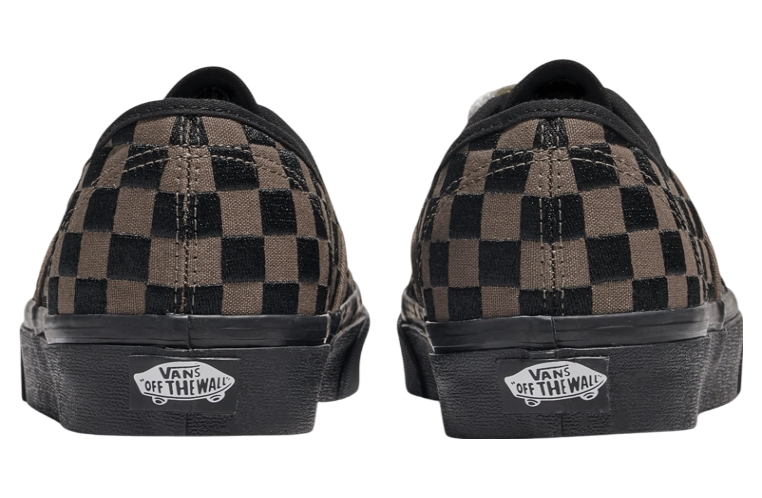 Vans Authentic Checkerboard Embroidered Checker Black