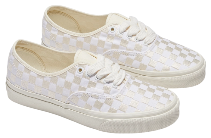 Vans Authentic Checkerboard Embroidered Checker White