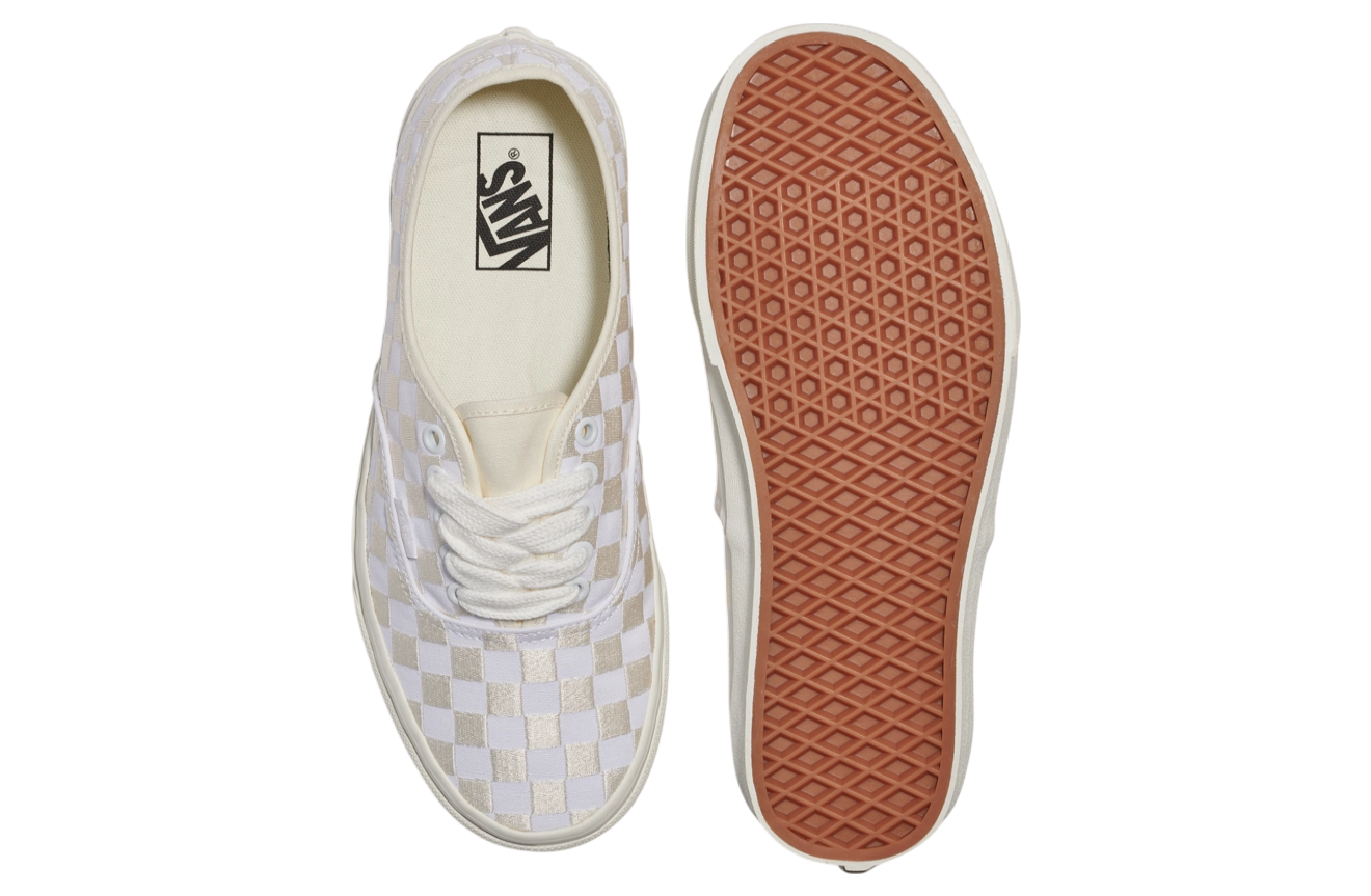 Vans Authentic Checkerboard Embroidered Checker White